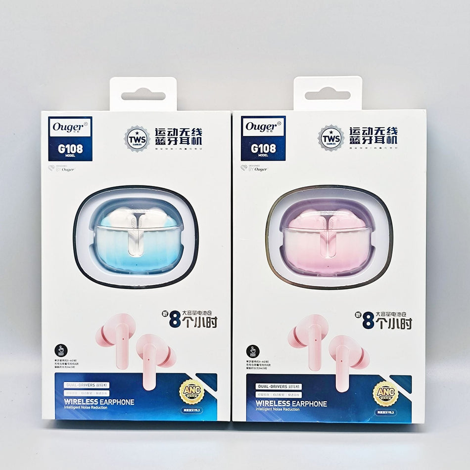 Gradient Color Bluetooth Headset Subwoofer Noise Reduction