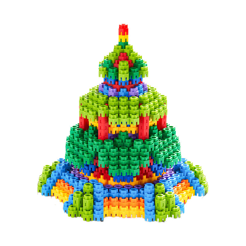 Kids Hexagon Puzzle Building Blocks Educational Toy