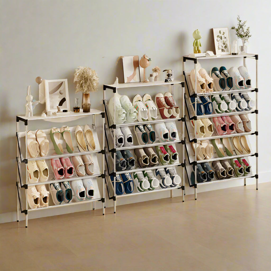 Tilted Multi-Layer Shoe Rack – Small Space Home & Dorm