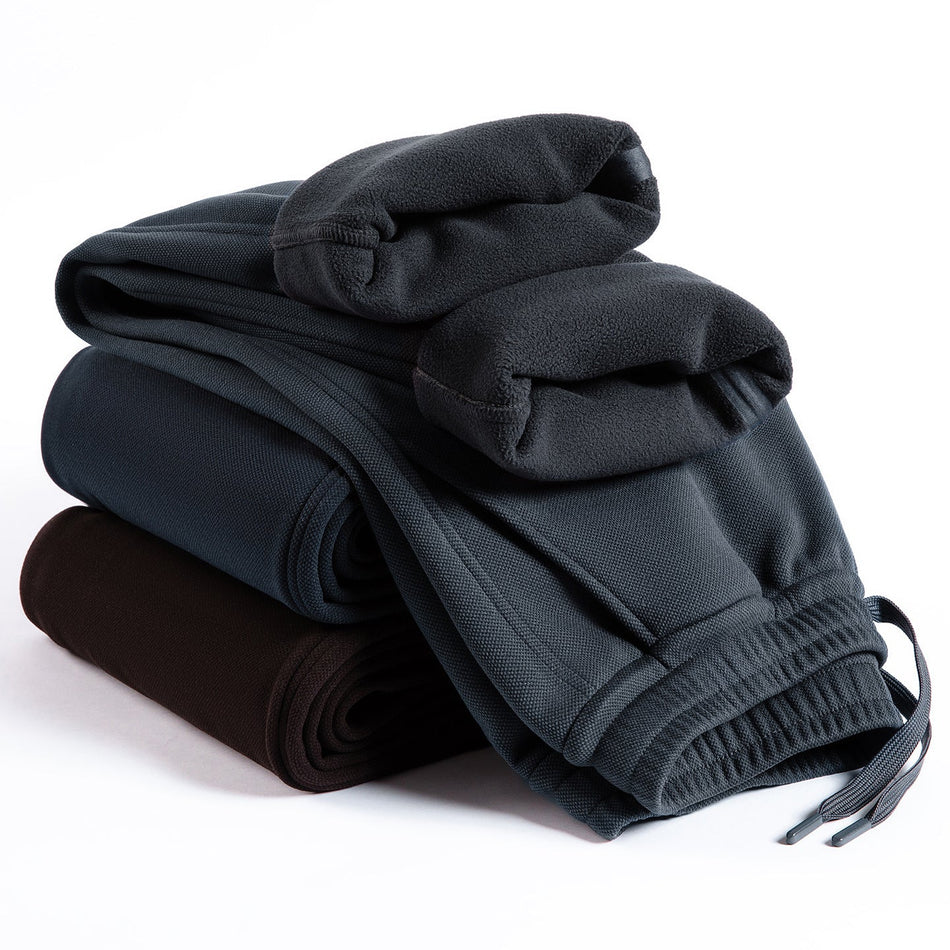 Men’s Wool & Silk Velvet Winter Sweatpants