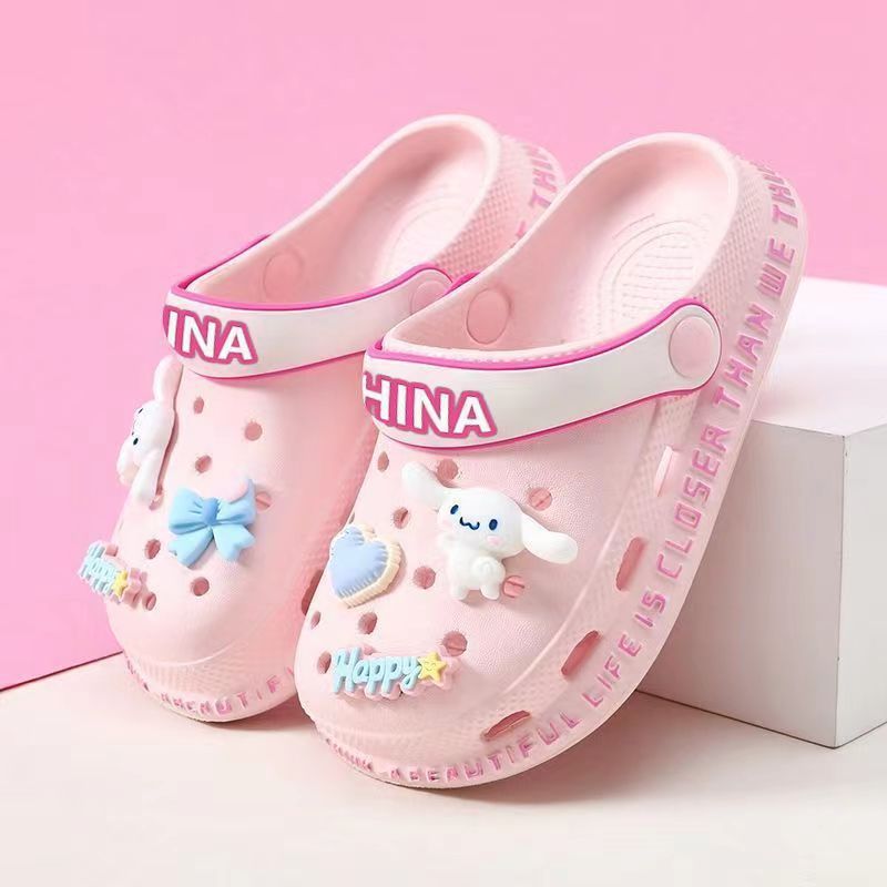 Kids Croc Shoes Cartoon Sandals Non-Slip Summer