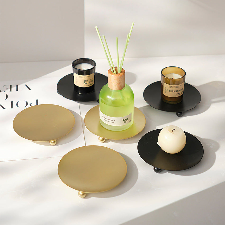 Nordic Round Aromatherapy Candlestick Tray
