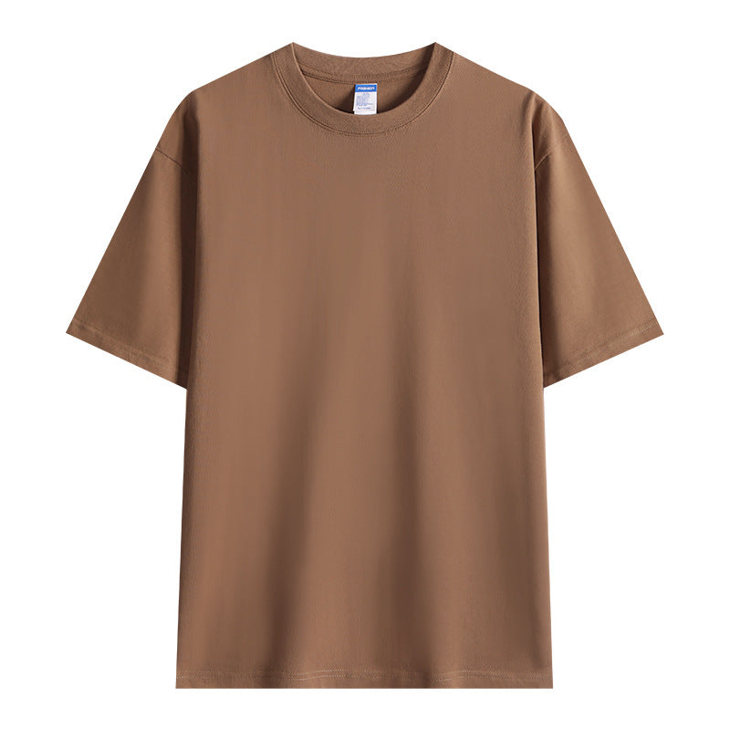 260g Heavyweight Cotton Crew Neck Short-Sleeve Custom T-Shirt