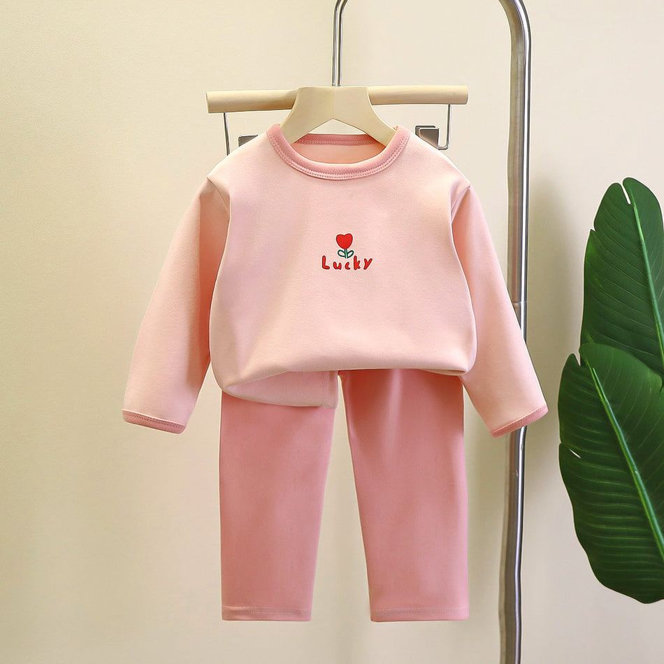 Children's Warm Underwear Set Autumn New Boys & Girls Pajamas