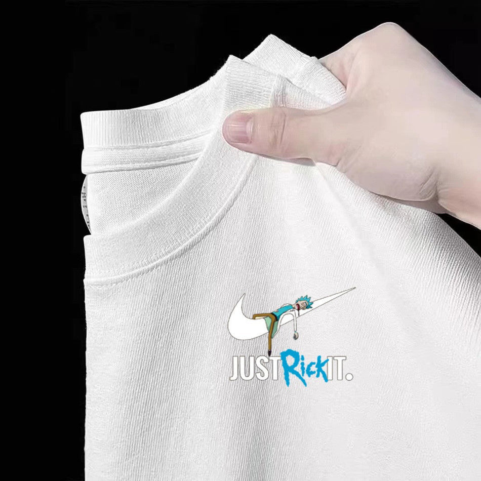 200g Cotton Summer T-Shirt – Loose Fit Print Style