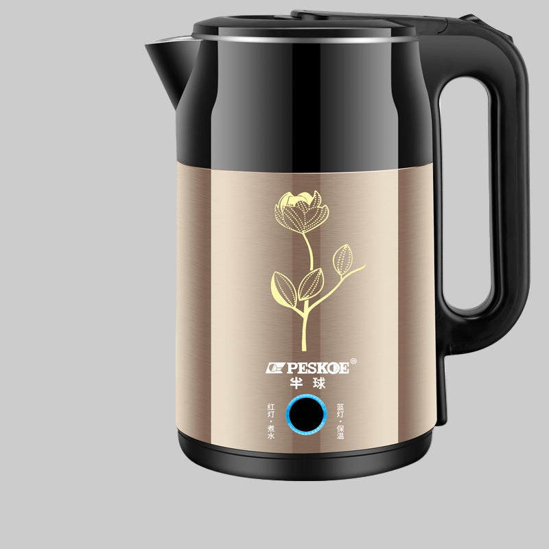 Fast-Boiling Thermostatic Electric Kettle with Insulation
