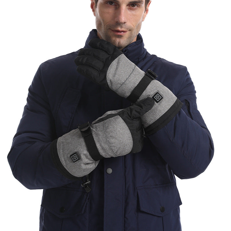USB Smart Temperature Heating Gloves for Ski & Cycling