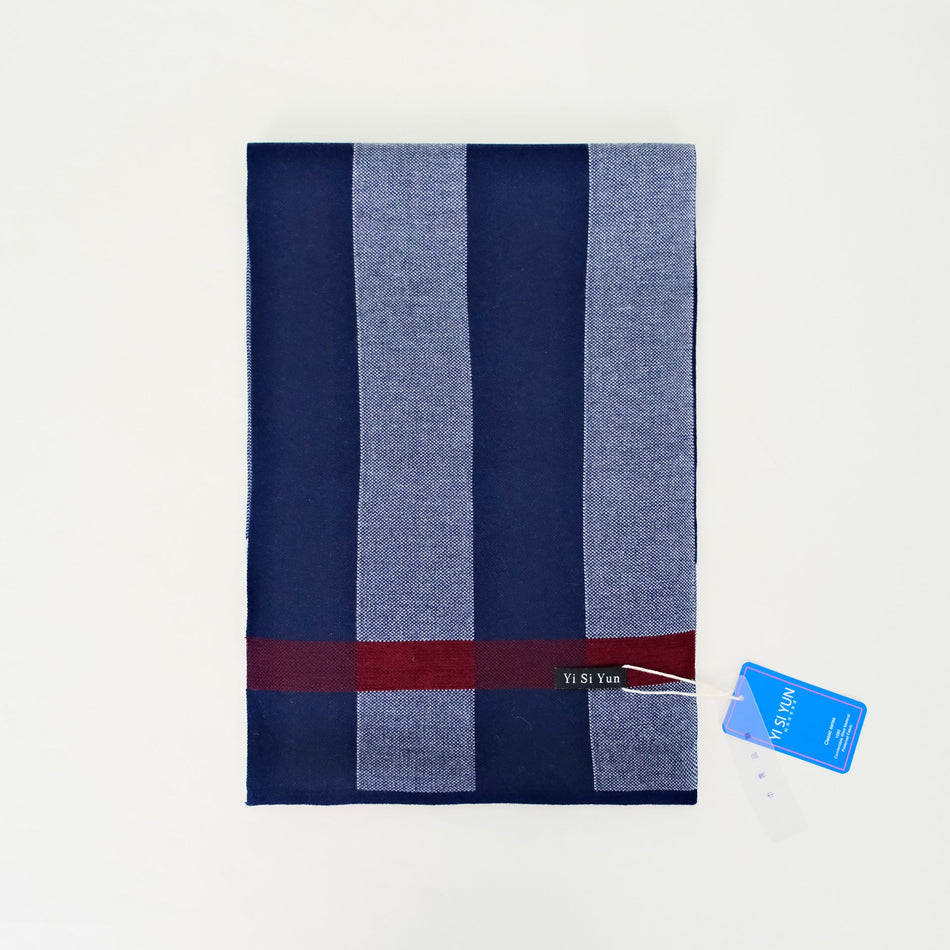 Men’s Wool Scarf Autumn Winter British Style Knitted Business