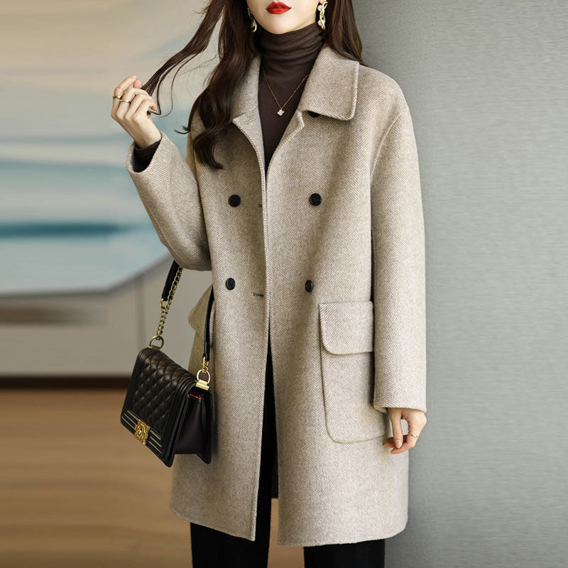 STOCK-Korean Woolen Coat