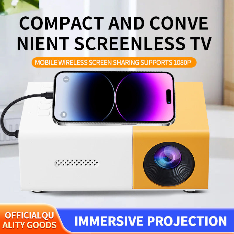 YG300S HD 1080P Mini Projector – Home & Office 3D