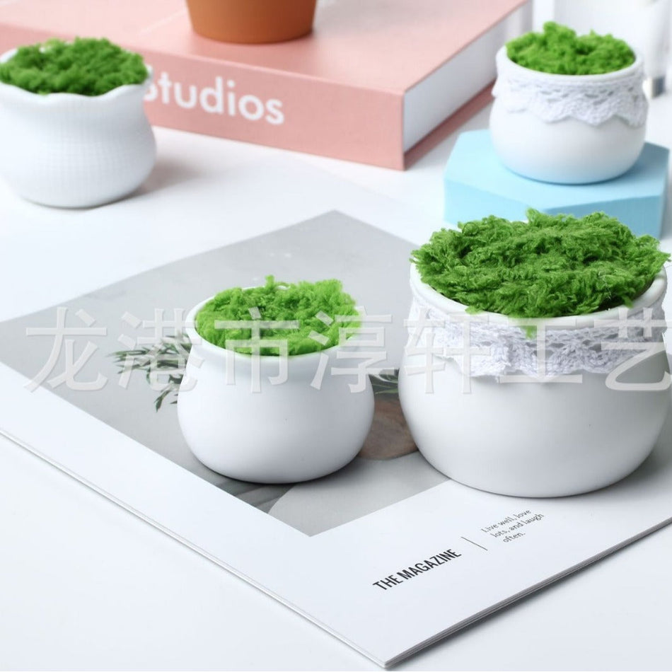 Round Thickened Plastic Flower Pot for Succulents