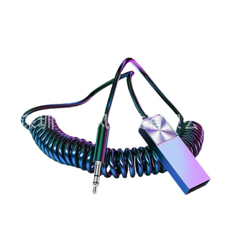 Car Bluetooth 3.5mm AUX Audio Receiver Adapter