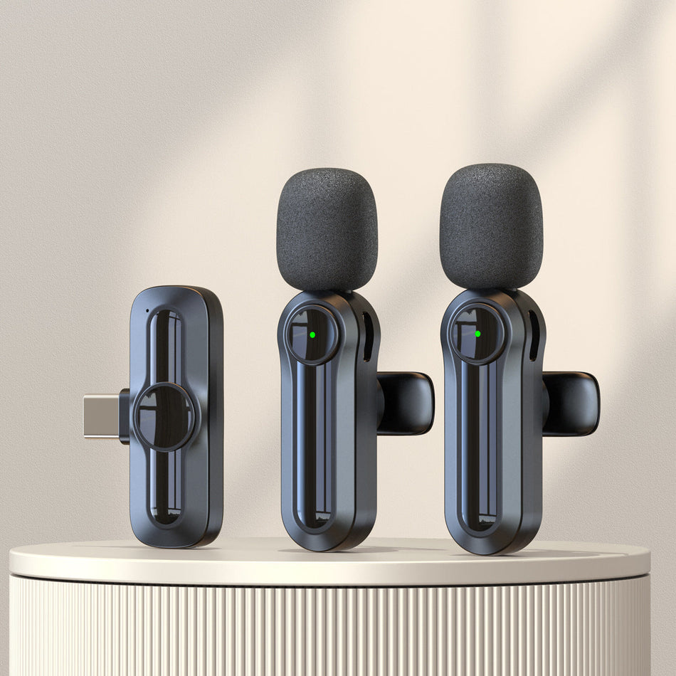 L01 Wireless Lavalier Mic – Pro Noise-Reduction Mic for Live &