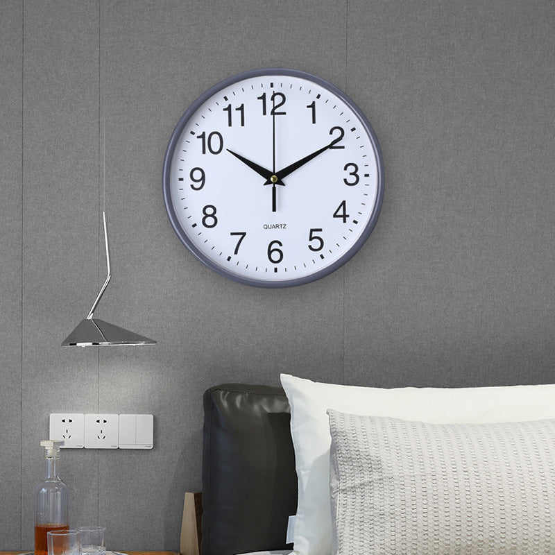 Simple Round Wall Clock for Living Room & Bedroom
