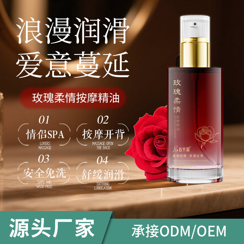 Rose Massage Oil for Couples – Flirty Spa & Body Care
