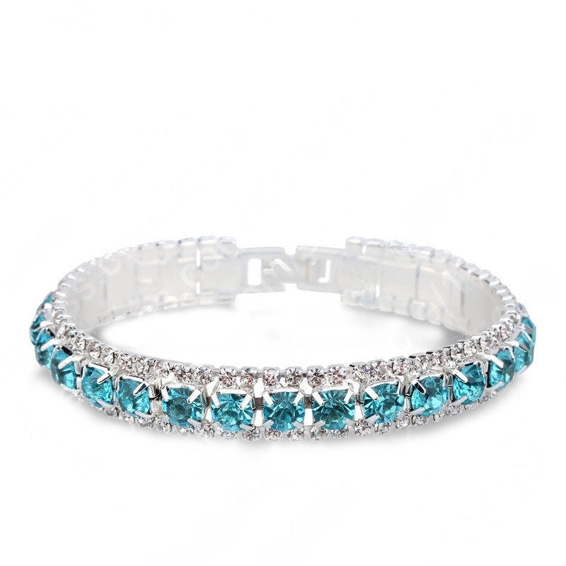 Amazon Explosions Rhinestone Bracelet – Full Diamond Wedding