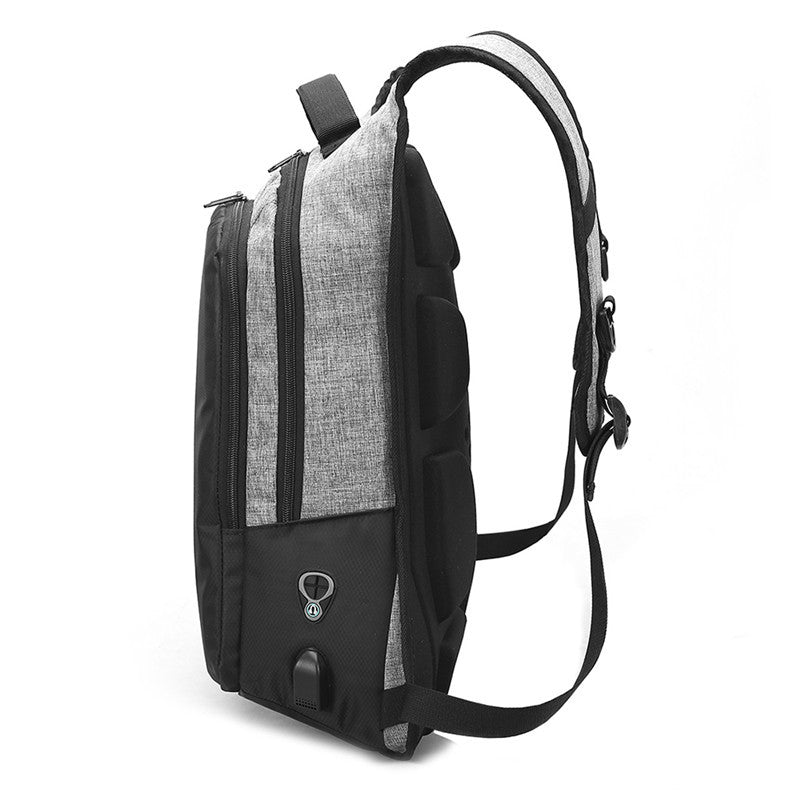Anti-Theft Laptop Backpack – Large College Bag for Men