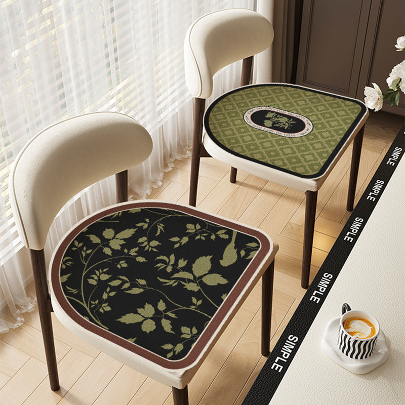 STOCK-Retro Non-Slip Dining Chair Cushion for All Seasons