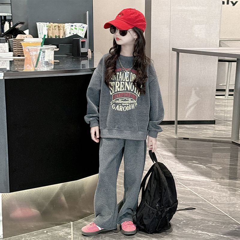 Girls Retro T-Shirt Set – Spring Korean Outfit – Outfit Sets – Image 6