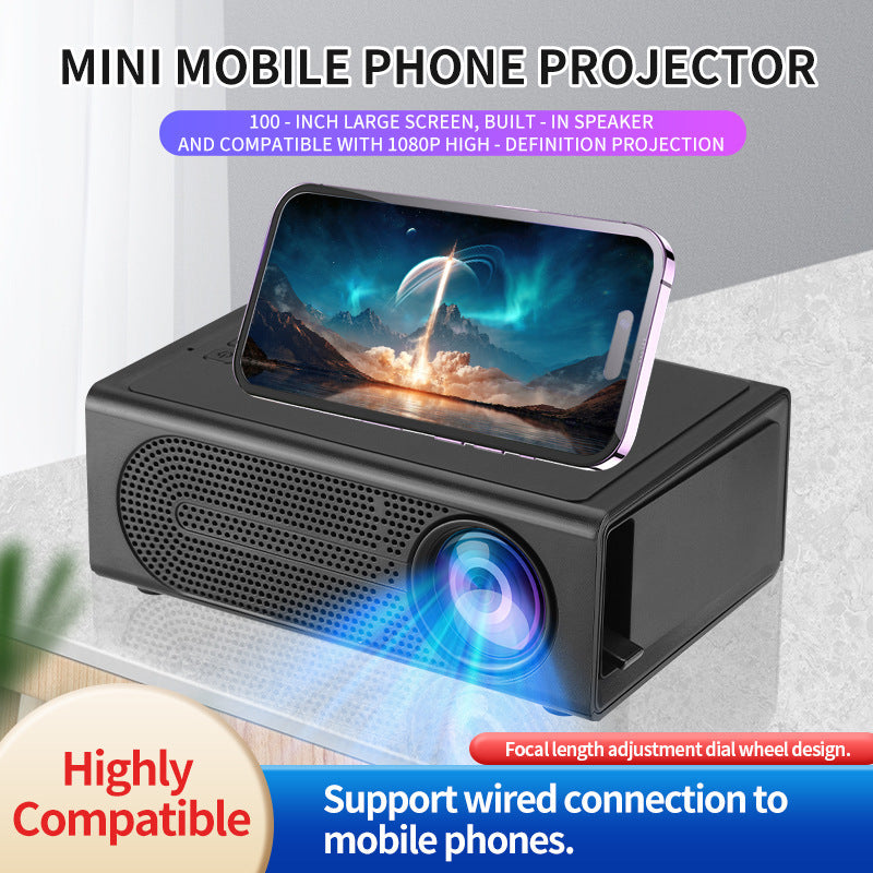 M200 Portable Mini LED Projector 1080P Home Theater