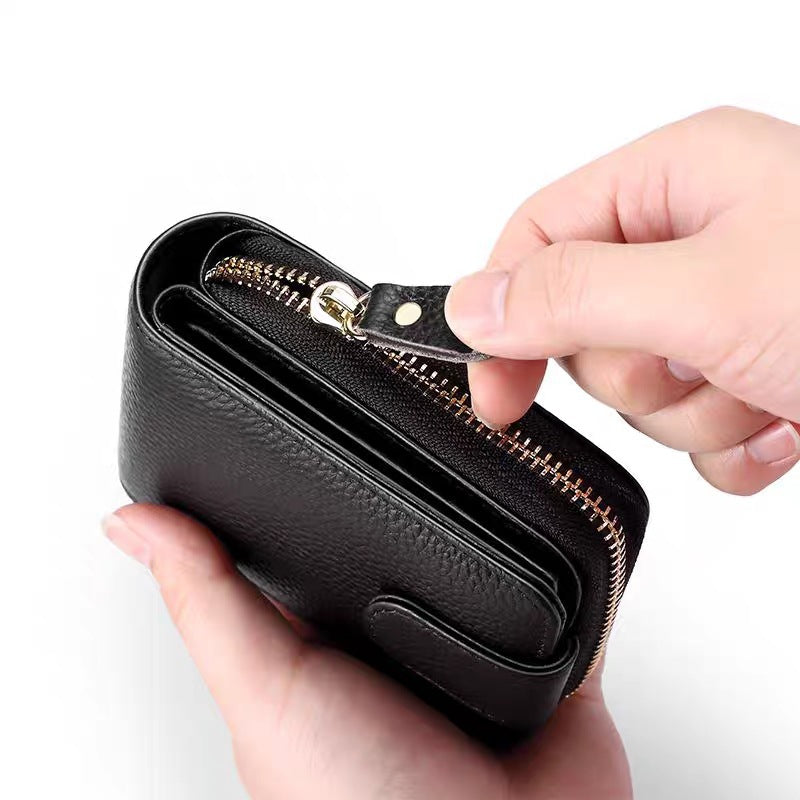 Men’s Zipper Card Wallet – High-End & Multi-Functional