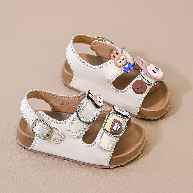 2025 Girls Cartoon Sandals Cute Baby Outdoor Beach Shoes