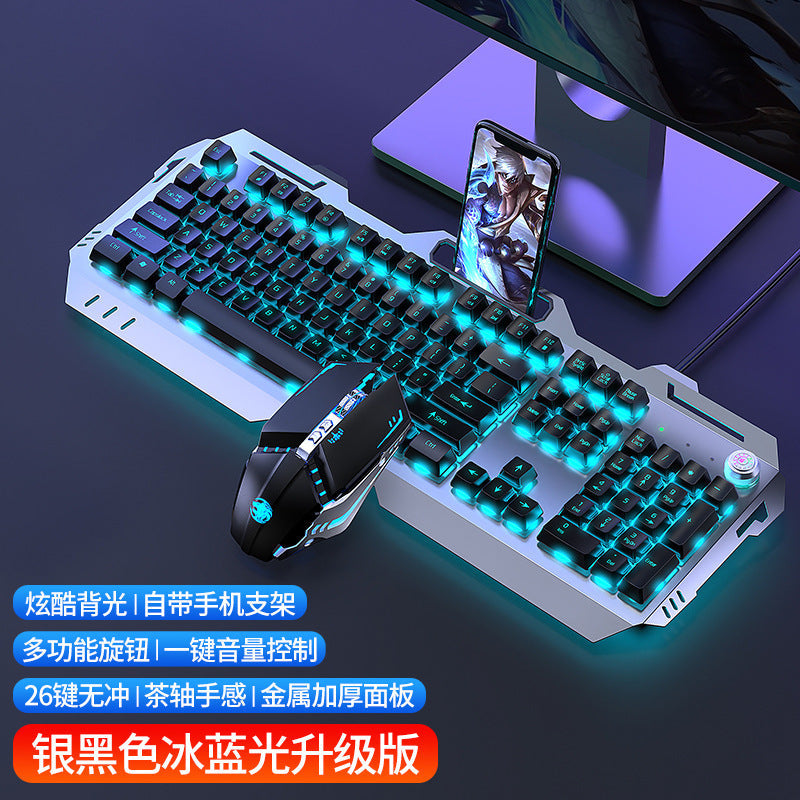 STOCK-Mechanical Keyboard + Mouse + Headset Bundle for Gaming