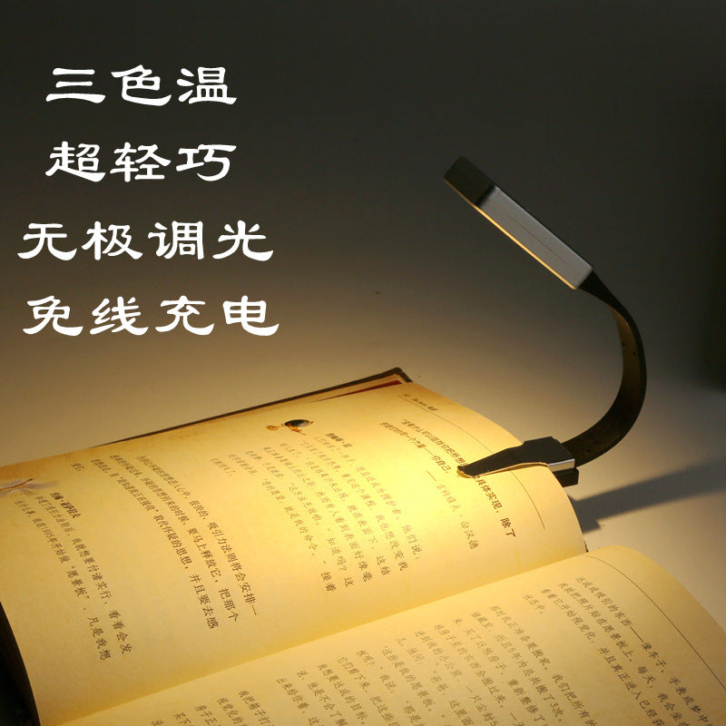 Mini Rechargeable Clip-On Book Lamp – Portable Reading Light