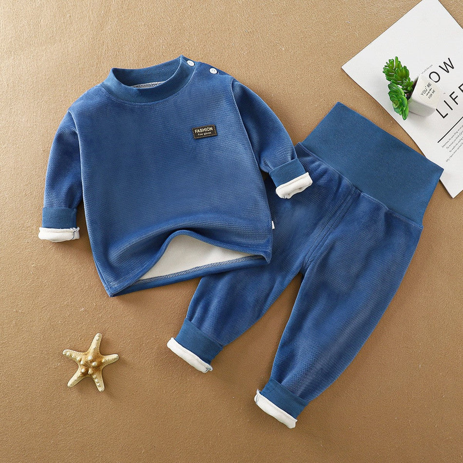 Infant & Kids Fleece-Lined Thermal Set – Autumn/Winter