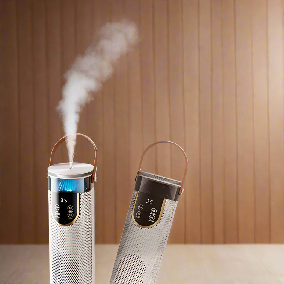 3D Flame Effect Heater with Humidifier Function