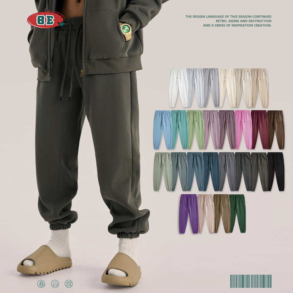 Men’s Trendy Fleece Joggers | Loose American Style