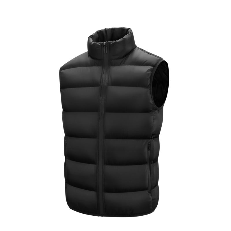 Men’s K-Style Cotton Vest Warm Thickened Sleeveless Jacket