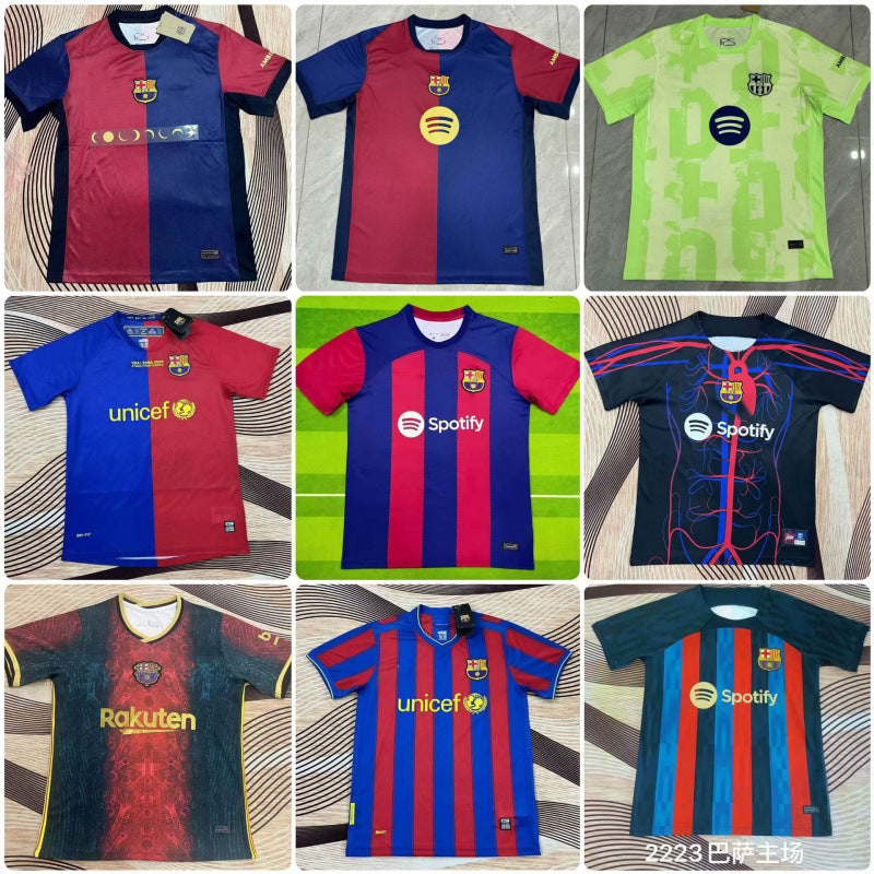 STOCK-Vintage Barcelona Jersey | Messi No.10 Classic Football Kit
