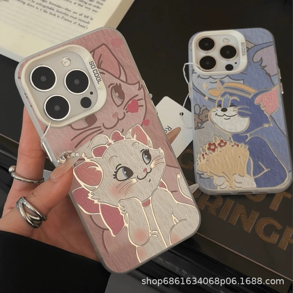 STOCK-Tom & Mary Apple Mobile Phone Case
