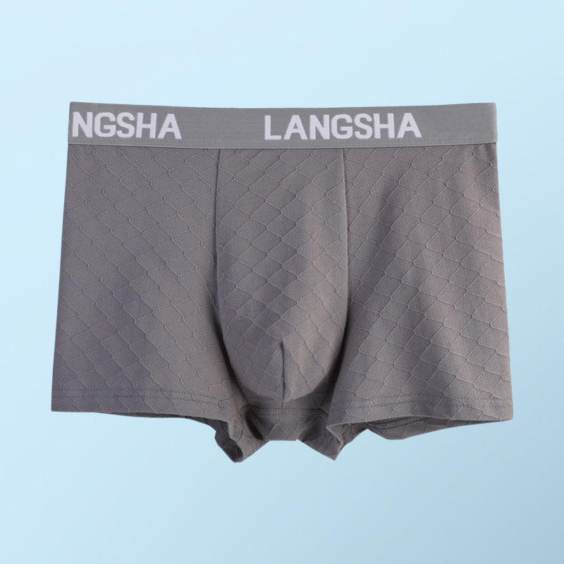 Men's Pure Cotton Boxer Shorts Breathable Summer Lightweight