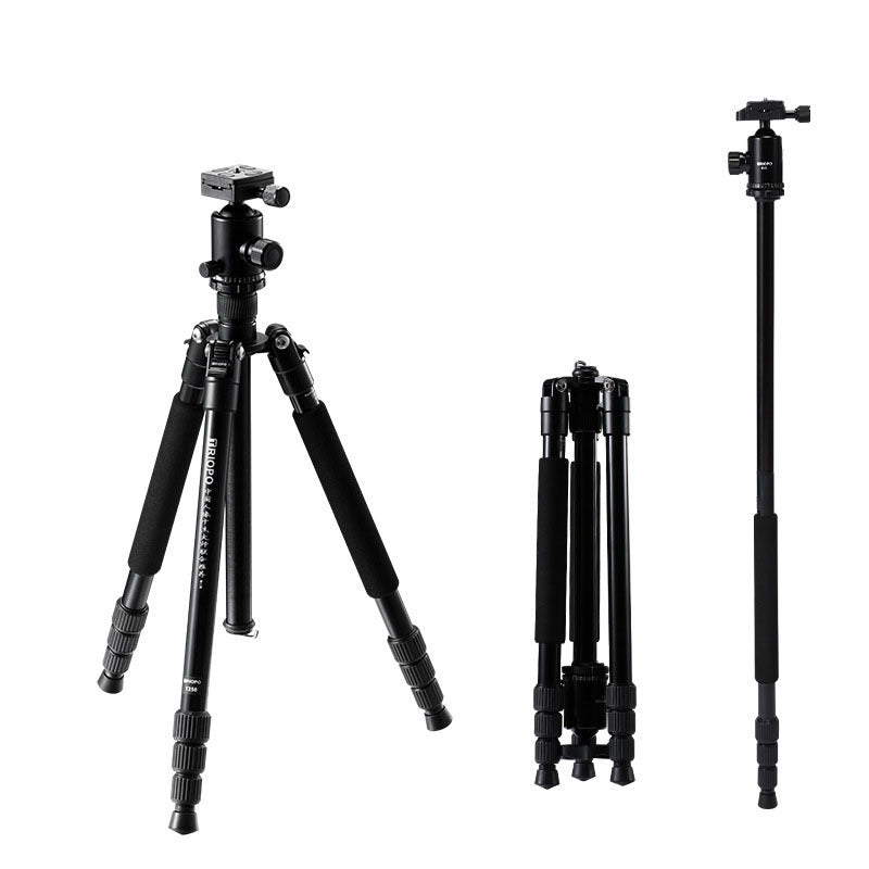 Jiebao T258 Metal SLR Tripod with Monopod & Extension Rod