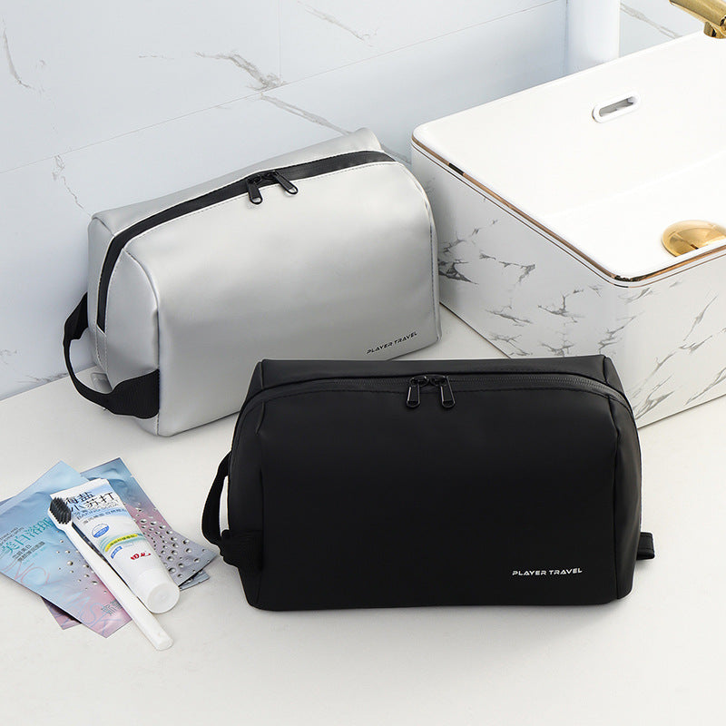 Leather Swimming Storage Bag – Waterproof Wet & Dry Double-Layer