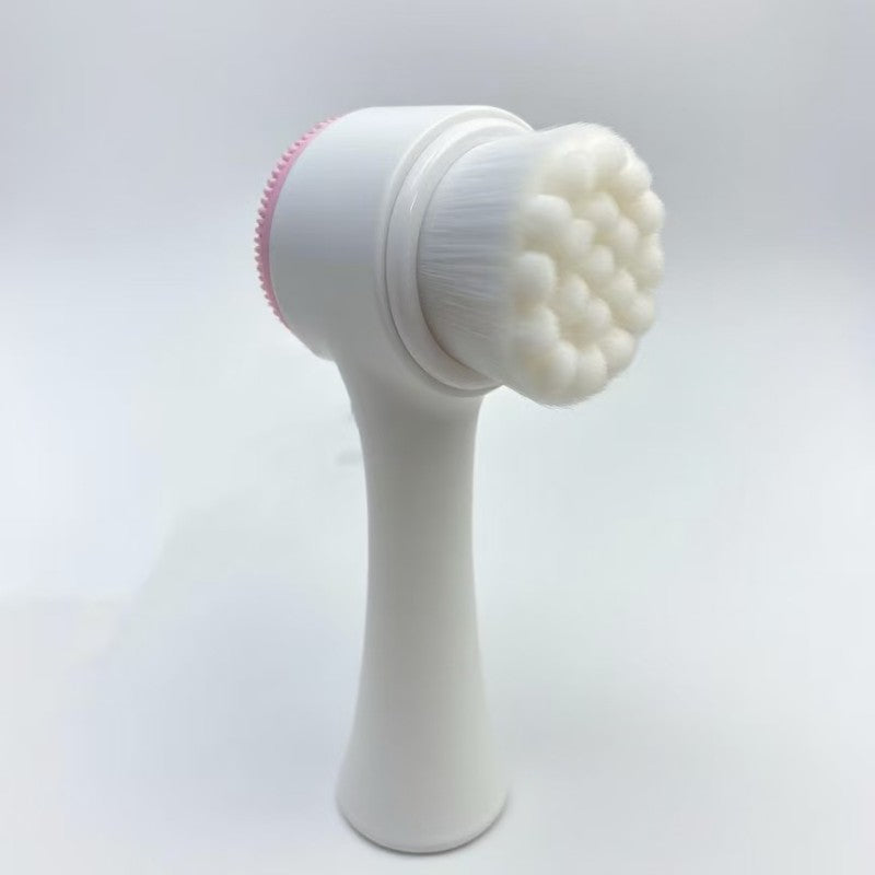 Silicone Face Wash Brush – 3D Double-Sided Pore Cleansing