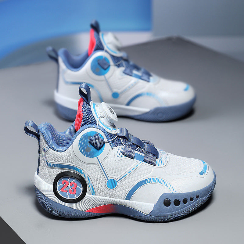 Kobe & Owen Signature Series: Boys' Elite Rotating Button Basketball Shoes (2026 Edition) – Kids Fashion Nepal | Tudoholic