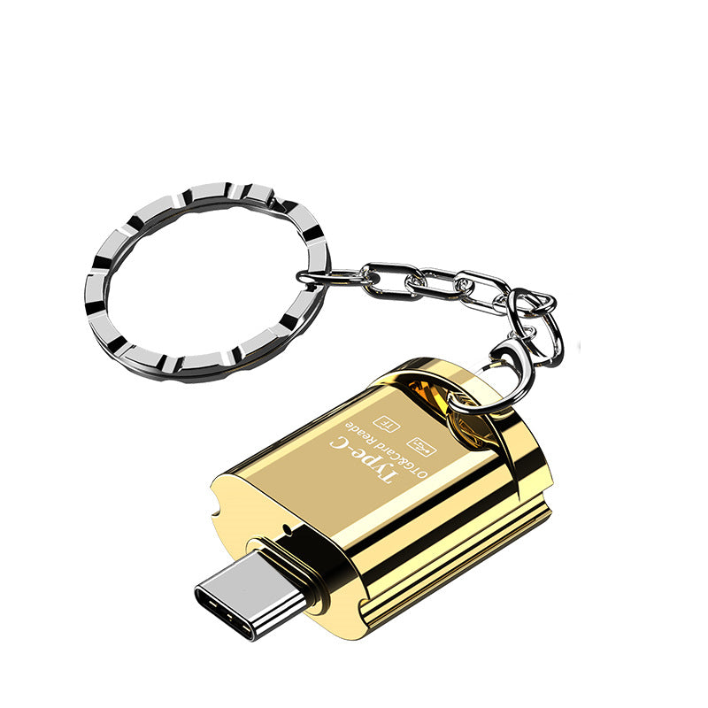 Type-C OTG Card Reader – TF Card & USB Support