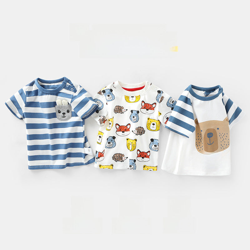 Baby Cotton T-Shirt – Summer Top for 1–3 Year Olds