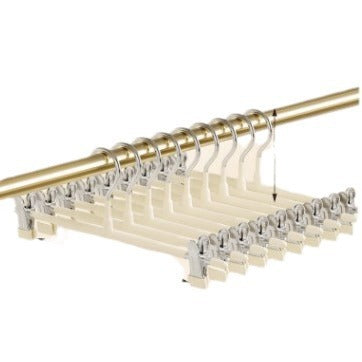 Plastic-Coated Non-Slip Pants & Skirt Hanger – Multifunctional