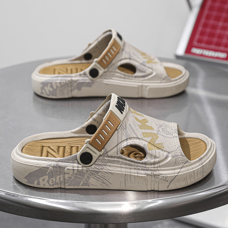 Plus-Size Outdoor Sandals | Non-Slip Soft Sole Flip-Flops