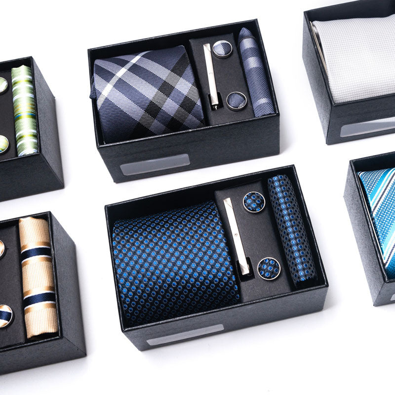 Men’s Formal Tie Gift Set – Business & Wedding Ready
