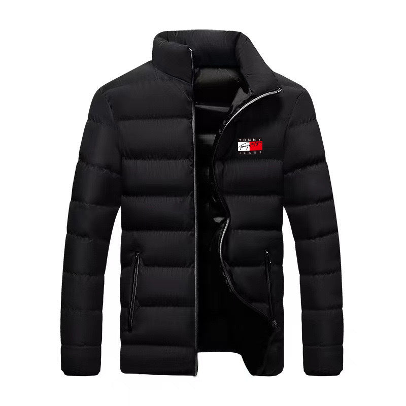 STOCK-Men’s  Korean-Style Slim-Fit Cotton-Padded Winter Coat