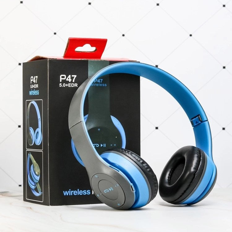 P47 Wireless Bluetooth Headset Heavy Bass Folding