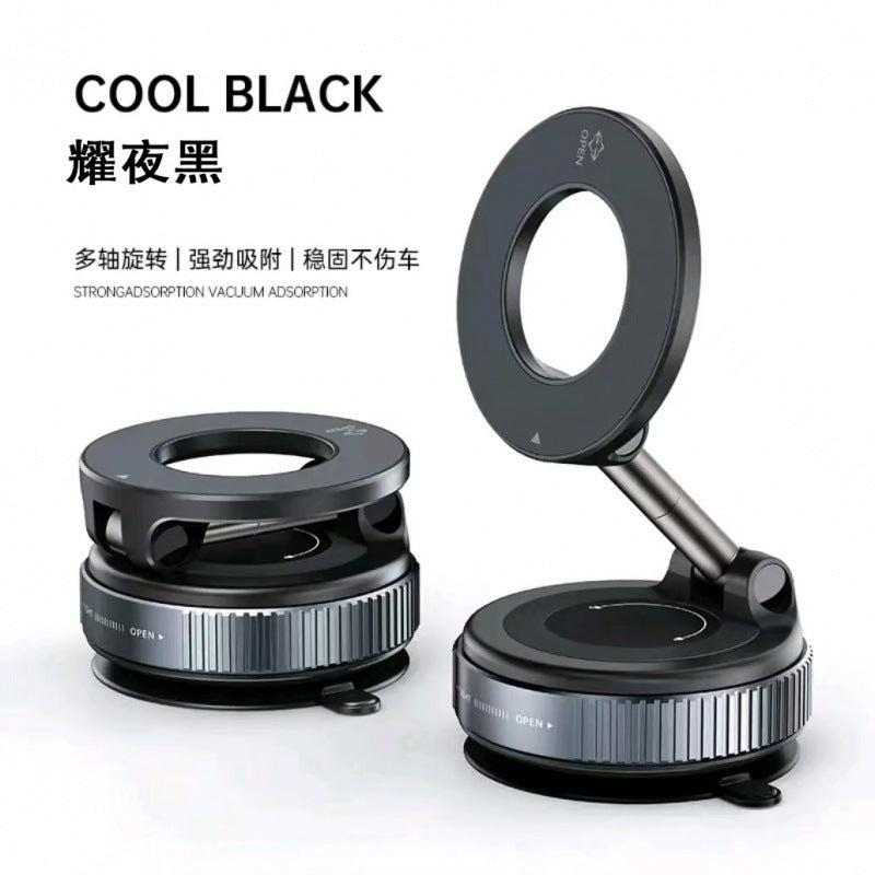 Vacuum Magnetic Car Phone Holder Anti-Shake Mount 2025