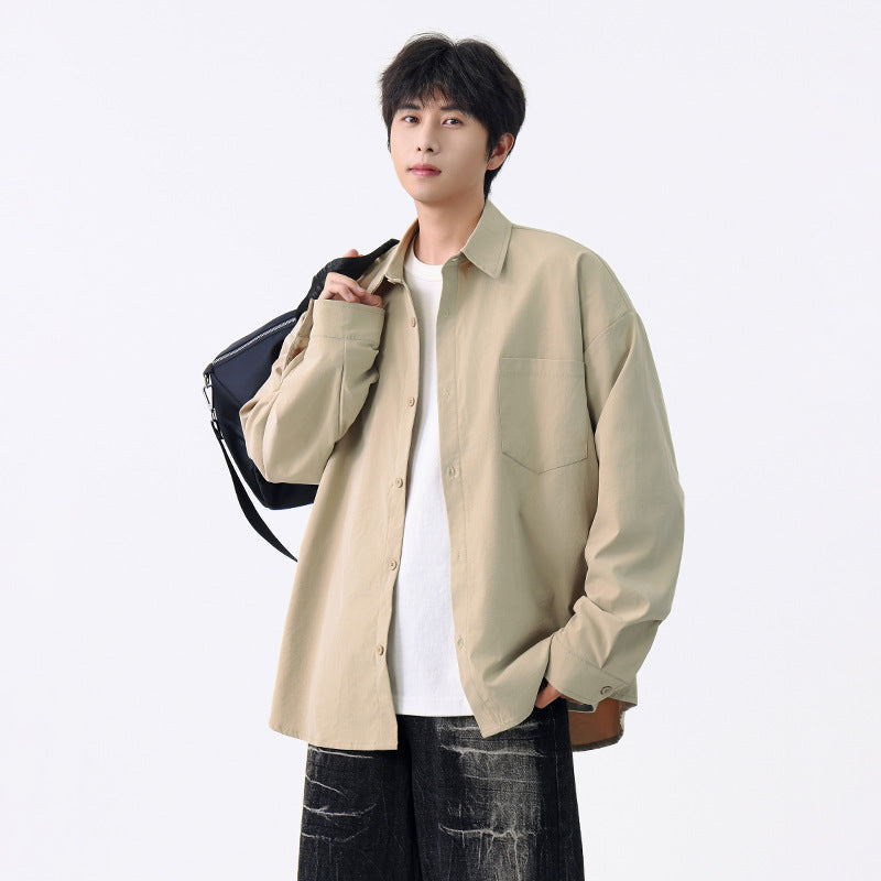 Men’s NASA Japanese Retro Loose Workwear Overshirt