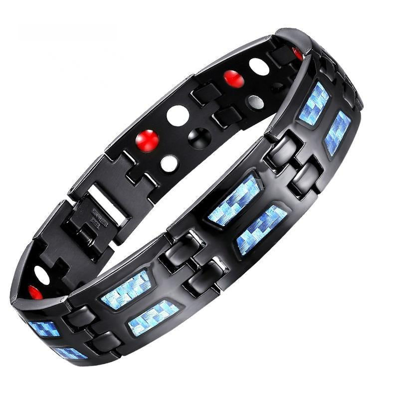 Magnetic Carbon Fiber Bracelet for Men – Stylish & Strong