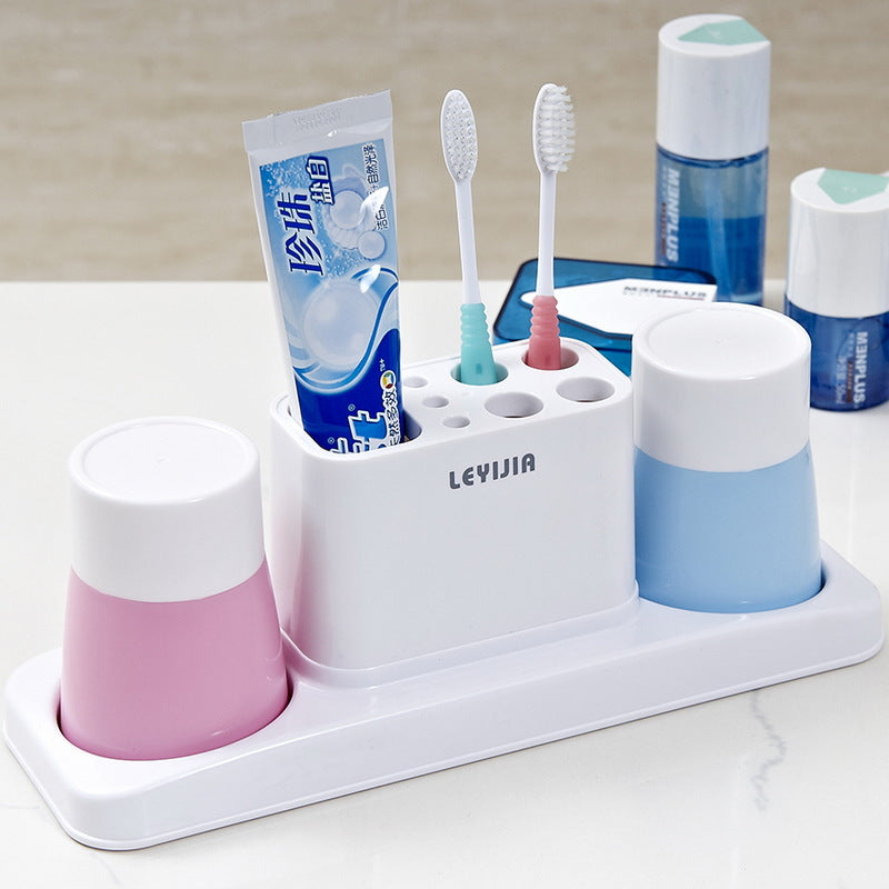 Stylish Family Toothbrush & Mouthwash Cup Set (3 Cups)